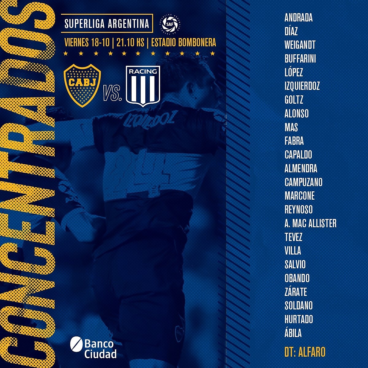 Superliga. Boca Juniors vs Racing Club LA PREVIA ...